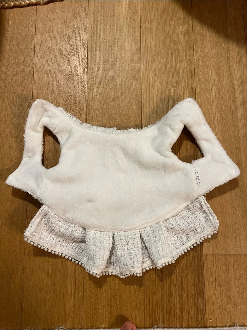 Pearl-Trim Tweed Dress for Dog or Cat